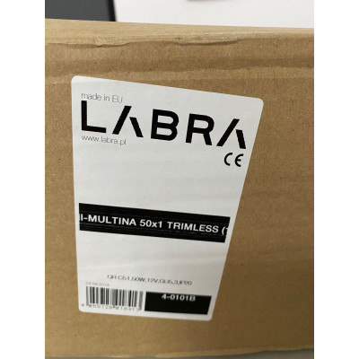 Lampa wpuszczana bezramkowa MINI MULTINA 50x1 TRIMLESS BIAŁA