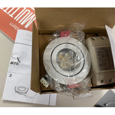 LEDS C4 Lampa wpuszczana 5W warm white 90-1991-14-14