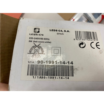 LEDS C4 Lampa wpuszczana 5W warm white 90-1991-14-14