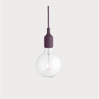 Muuto Lampa wisząca E27 Pendant Lamp, kolor kabla: Purple