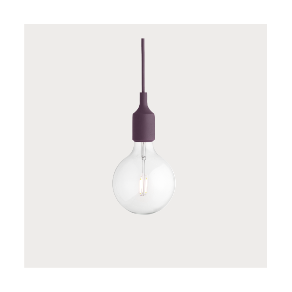 Muuto Lampa wisząca E27 Pendant Lamp, kolor kabla: Purple