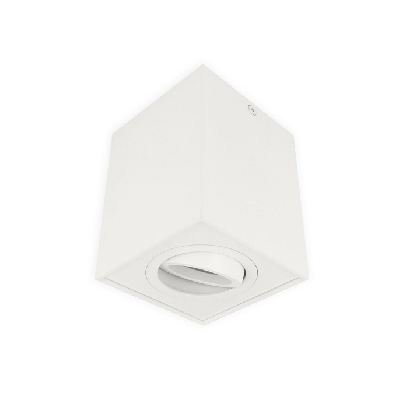 Ledline Oprawa natynkowa punktowa kwadrat Cubo, kolor white matt
