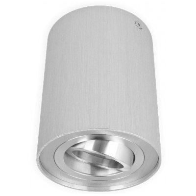 Ledline Oprawa natynkowa punktowa okrągła Rollo, kolor brushed silver