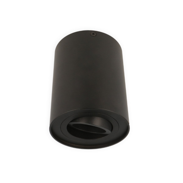Ledline Oprawa natynkowa punktowa okrągła Rollo, kolor black matt