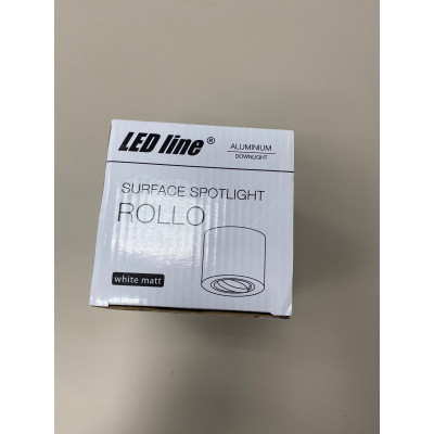 Ledline Oprawa natynkowa punktowa okrągła Rollo, kolor white matt