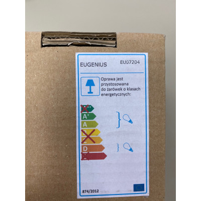 Oprawa natynkowa punktowa kwadrat, Eugenius EU07204, kolor dark grey