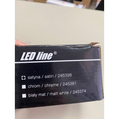 Ledline OPRAWA SUFITOWA WODOODPORNA KWADRAT ODLEW SATYNA  245398