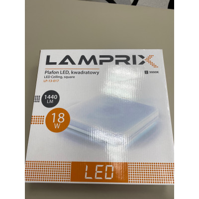 LAMPRIX Plafon LED kwadratowy LP-13-017