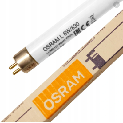OSRAM Świetlówka L 8W/830 LUMILUX, WARM WHITE 430lm