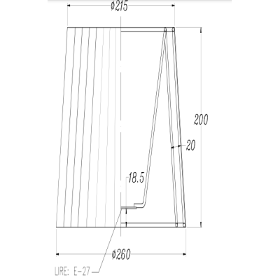 LEDS C4 DRESS UP Klosz PAN-162-J6