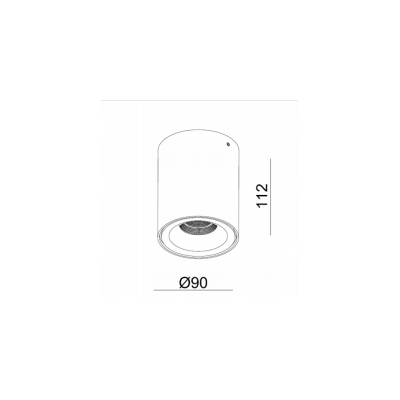 Oprawa natynkowa Mistic ELONG 6W biała