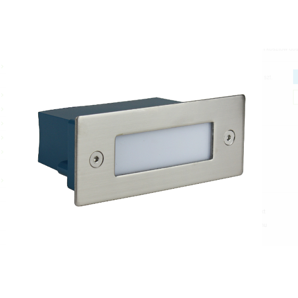 Oprawa wpuszczana MUR LED INOX A 04 stal nierdzewna