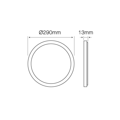 Panel LED okrągły EASY FIX 24W 4000K