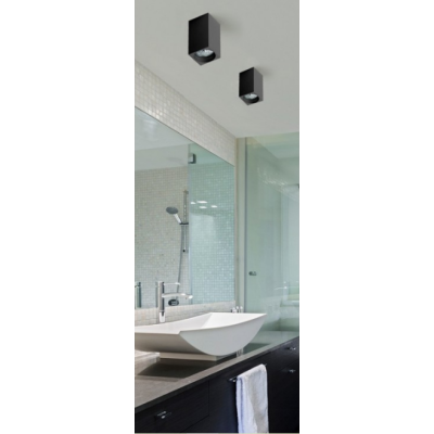Lampa natynkowa MINI SQUARE czarna