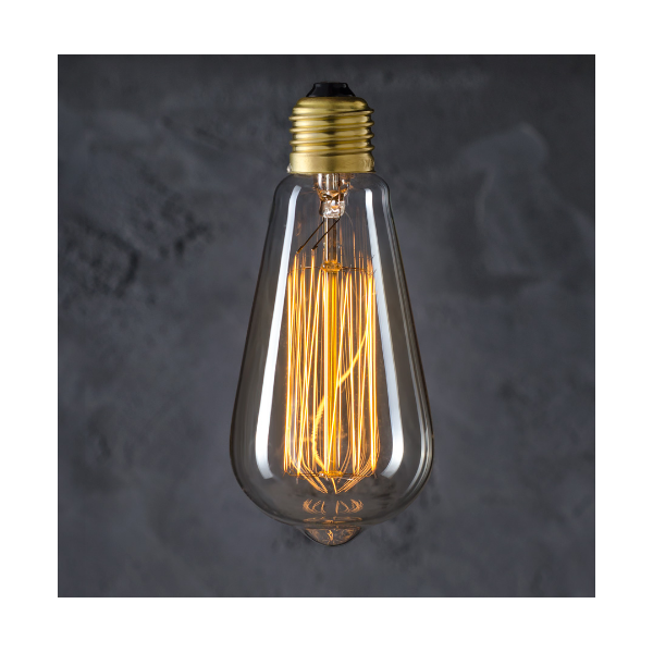 LOFTLIGHT Żarówka dekoracyjna Edison E27 ST64 25W