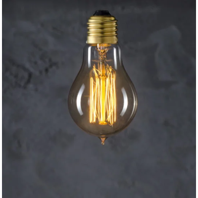 LOFTLIGHT Żarówka dekoracyjna Standard E27 A60 Straight 60W