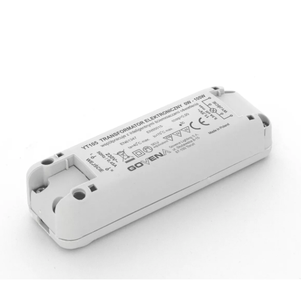 Transformator elektroniczny 12V 0-105W YT105