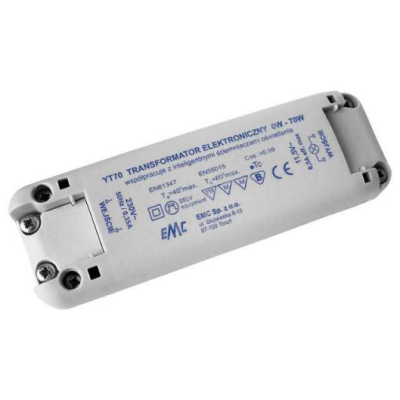 Transformator elektroniczny 12V 0-70W YT70