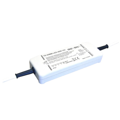 Transformator elektroniczny do LED 12V 0-40W TE-DIMM-LED