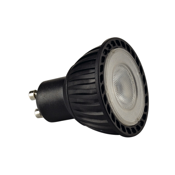 SLV Żarówka LED QPAR51 GU10 4,3W 2700K 40ST czarna