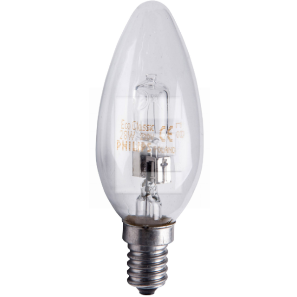 Philips Żarówka halogenowa E14 SES EcoClassic DIM 28W 2800K