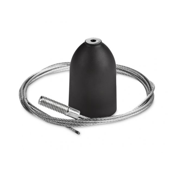 Global Nordic Zawiesie do szyny 3F 1,5m czarne SPW1-2