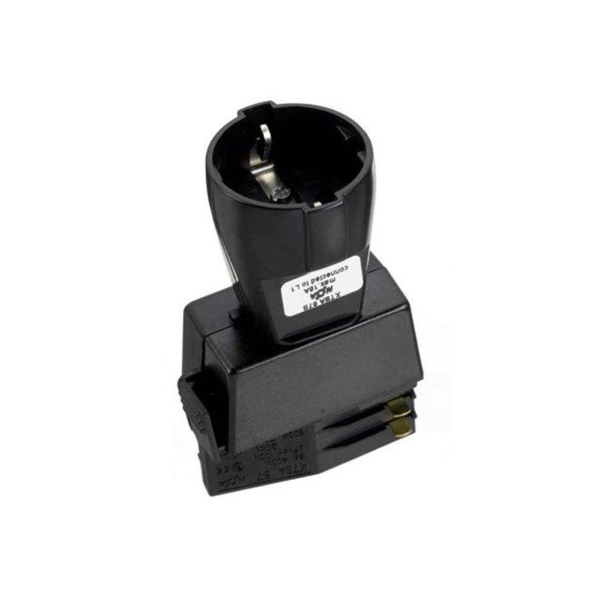 Global Nordic Adapter do szyny 3F z gniazdem Schuko czarny