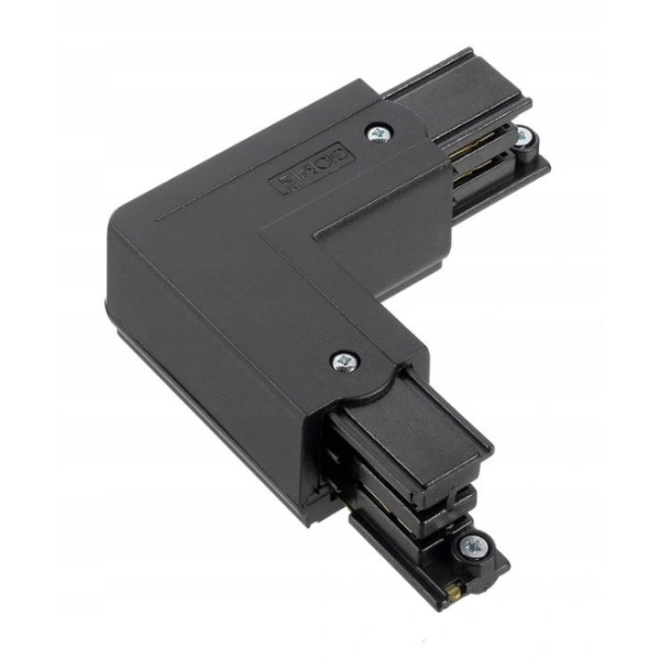 Global Nordic Łącznik kątowy do szyny 3F lewy, czarny