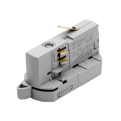 Global Nordic Multi Adapter do szyny 3F 6A 50N szary