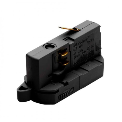 Global Nordic Multi Adapter do szyny 3F 6A 50N czarny