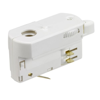 Global Nordic Multi Adapter do szyny 3F 6A 50N biały