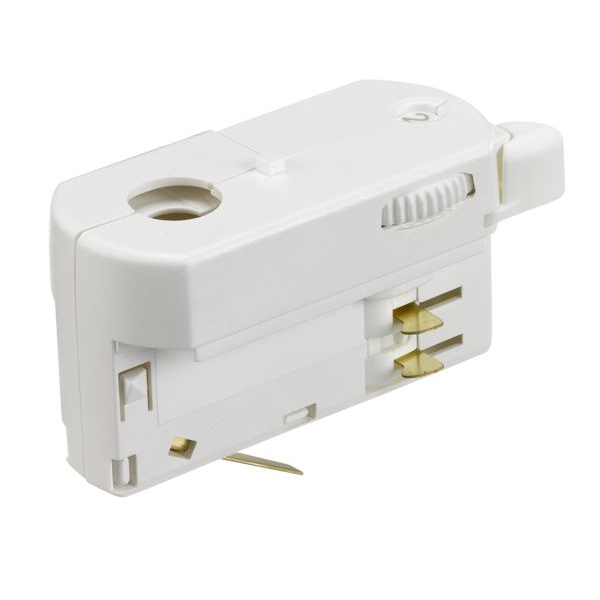 Global Nordic Multi Adapter do szyny 3F 6A 50N biały
