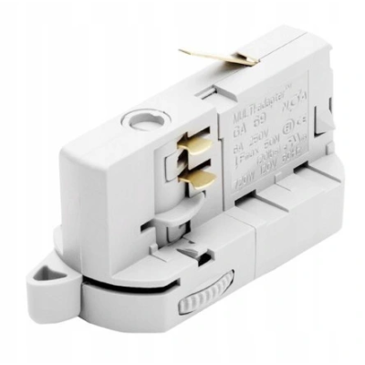 Global Nordic Multi Adapter do szyny 3F 6A 50N biały
