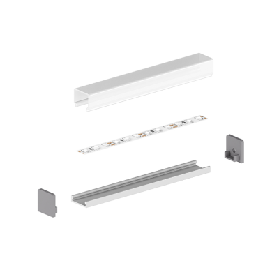 Profil LED P4-3 czarny lakierowany 1m