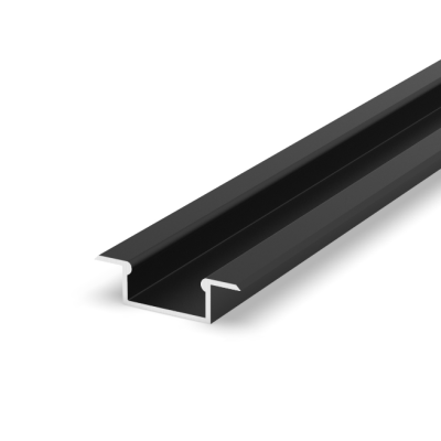 Profil LED P6-2 czarny lakierowany 1m