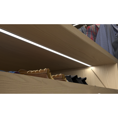 Profil LED P6-2 czarny lakierowany 1m
