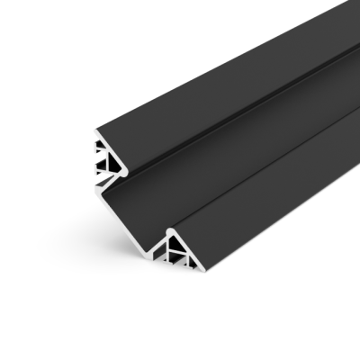 Profil LED P7-1 czarny lakierowany 2m