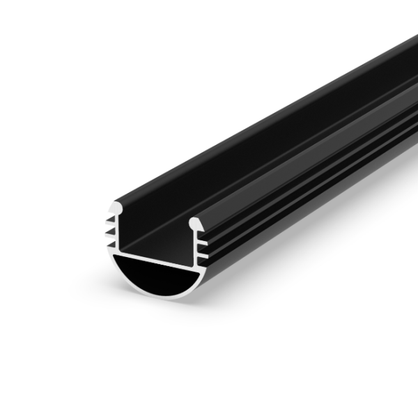 Profil LED P8-1 czarny lakierowany 1m