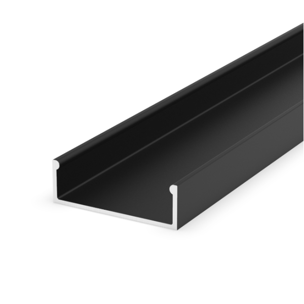 Profil LED P13-1 czarny lakierowany 1m