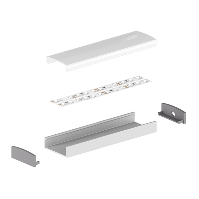 Profil LED P13-1 czarny lakierowany 1m