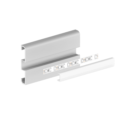 Profil LED P15-1 biały lakierowany 2m