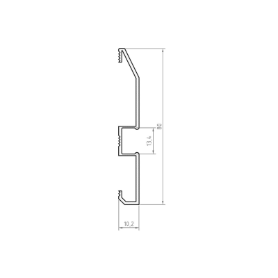 Profil LED P16-1 biały lakierowany 1m