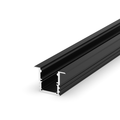 Profil LED P25-1 czarny lakierowany 1m