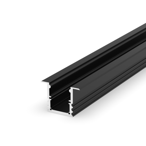 Profil LED P25-1 czarny lakierowany 1m