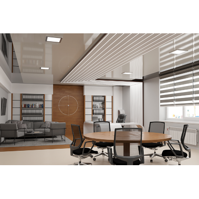 Profil LED P25-2 czarny lakierowany 1m