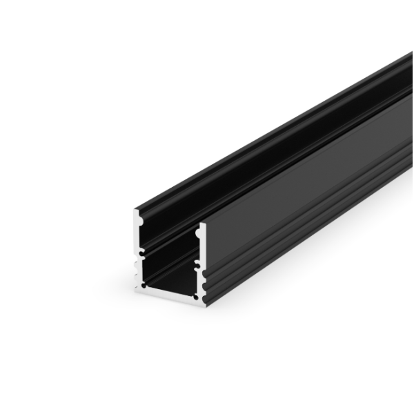 Profil LED P25-3 czarny lakierowany 1m