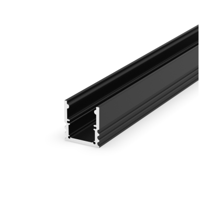 Profil LED P25-3 czarny lakierowany 2m