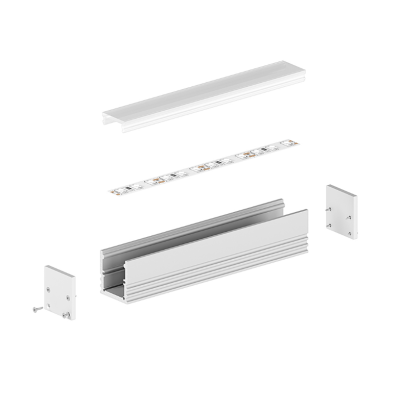 Profil LED P25-3 czarny lakierowany 2m