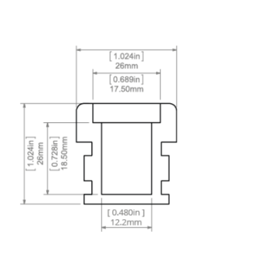 Profil LED HR-LINE Srebrny anodowany 3m