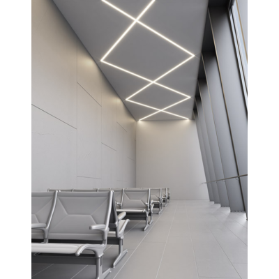 Profil LED KOZEL Nieanodowany (surowy) 1m
